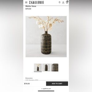New z gallerie vase